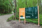 Tafel im Wald