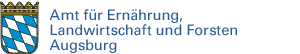 Schriftzug Amt für Ernährung, Landwirtschaft und Forsten Augsburg mit Link zur Startseite